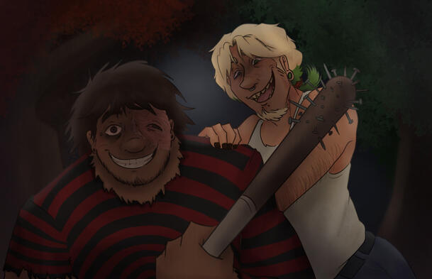 Jeff and Lemon Purple Jeff and Lemon Purple